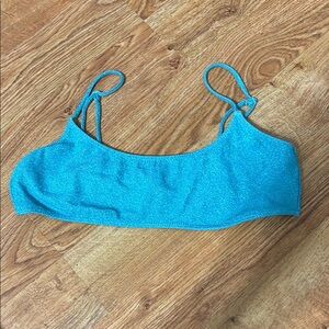 La Hearts blue bathing suit top